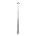 18 in. Refrigerator Pull with Twisted Accents, Satin Nickel F374623