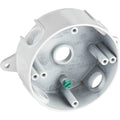 White Weatherproof Outdoor Round Box D334
