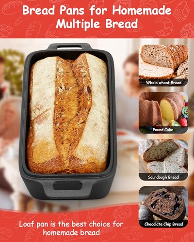 Cast Iron Loaf Pan with Lid 2 Piece Set O618