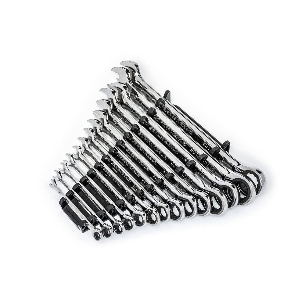 14-Piece 90-Tooth SAE Combination Ratcheting Wrench Set X544299