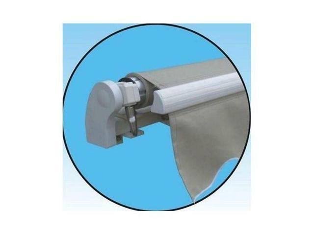 Sand Color Retractable Patio Awning 13 x 10 ft Canopy J973