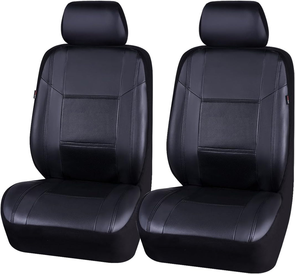 11PCS PU Leather Universal Seat Covers Set (Dark Gray) X365062