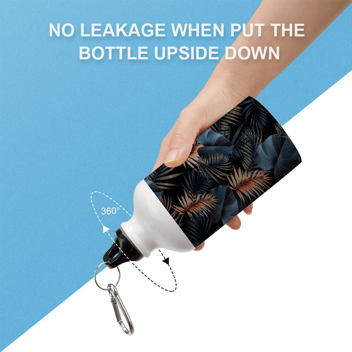 400ml Sport Aluminum Water Bottle with Twist Cap H373
