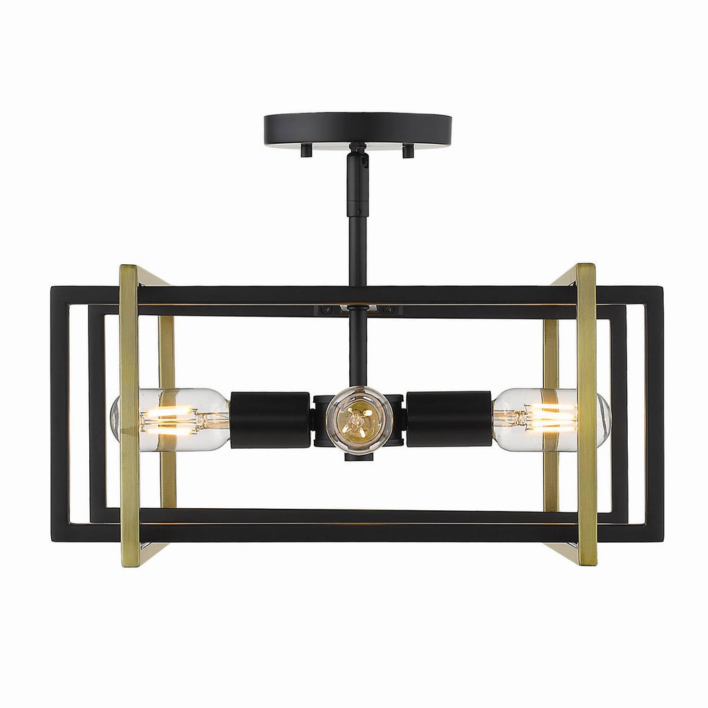 Semi Flush Black I725