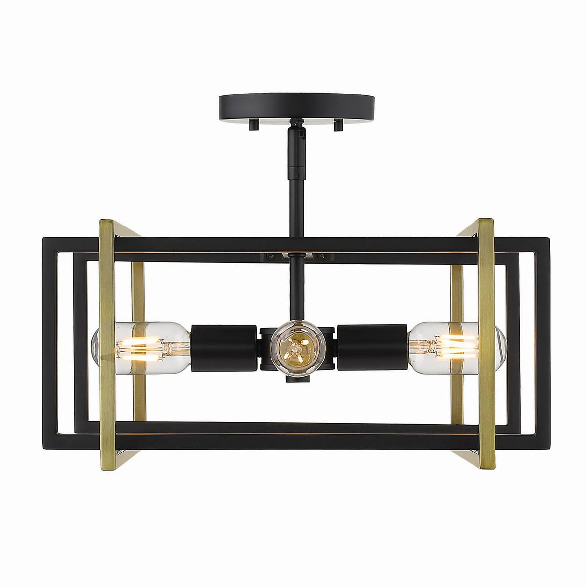 Semi Flush Black I725