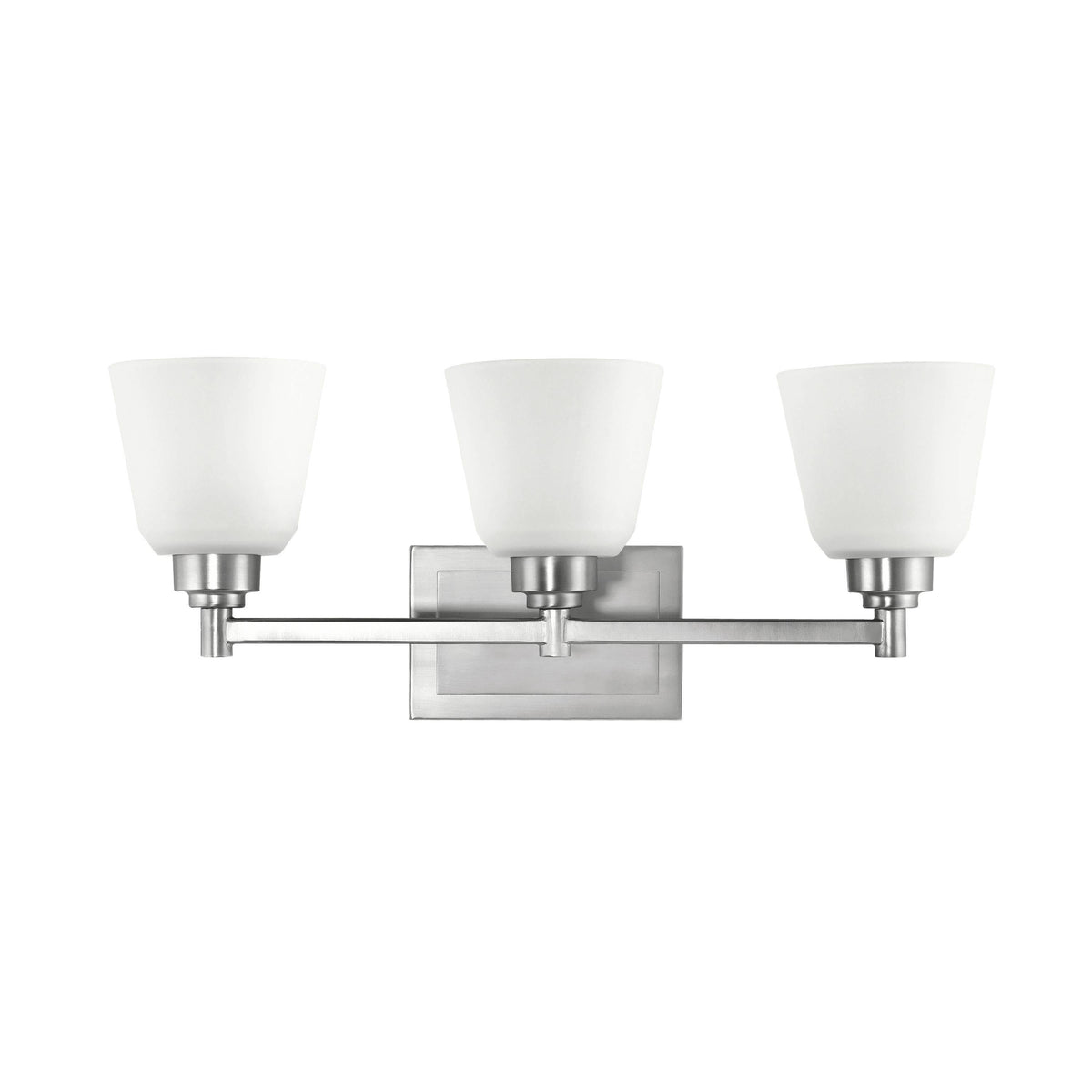 3 Light Brushed Nickel Bath I6620