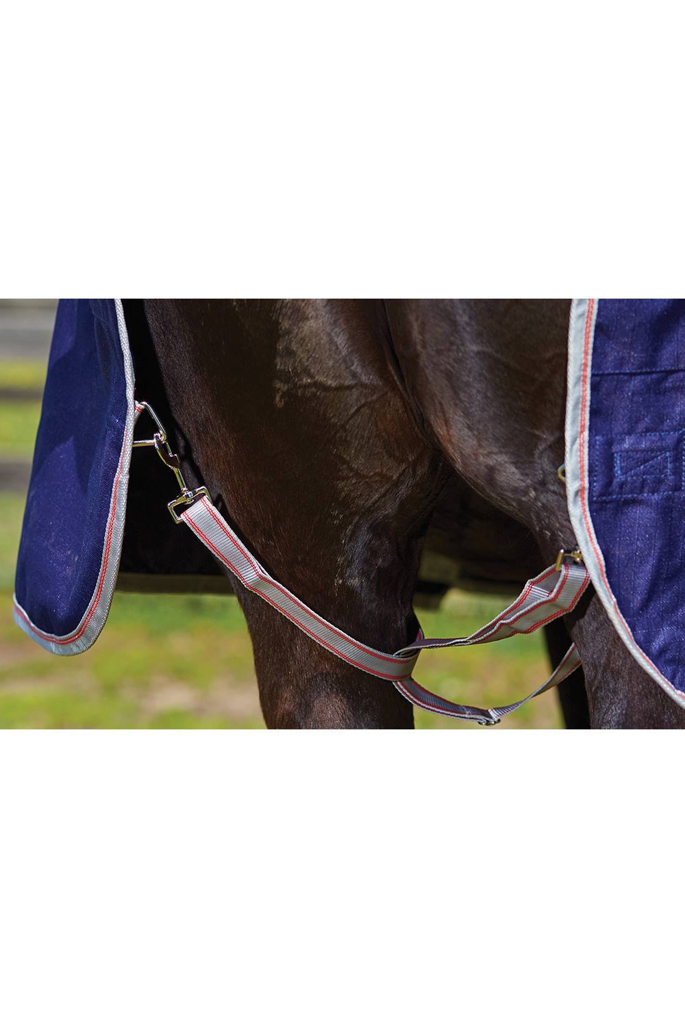 Navy/Silver/Red Standard Neck Medium B5769