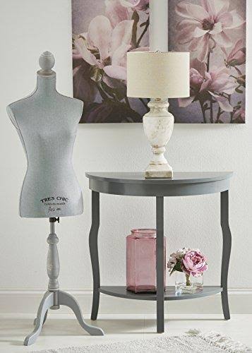 Blue Half Moon Console Table Z908736