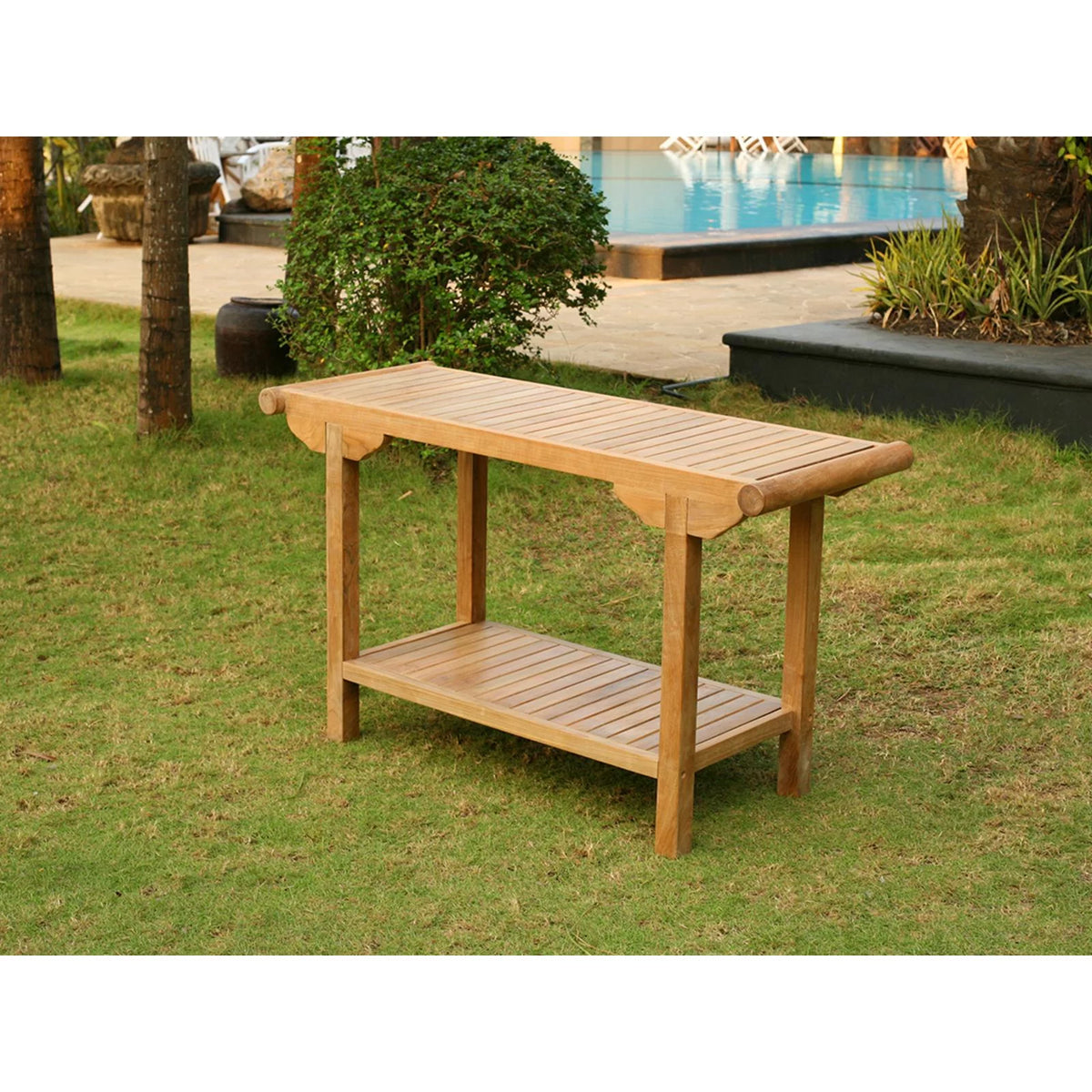 Teak Console Table U72682