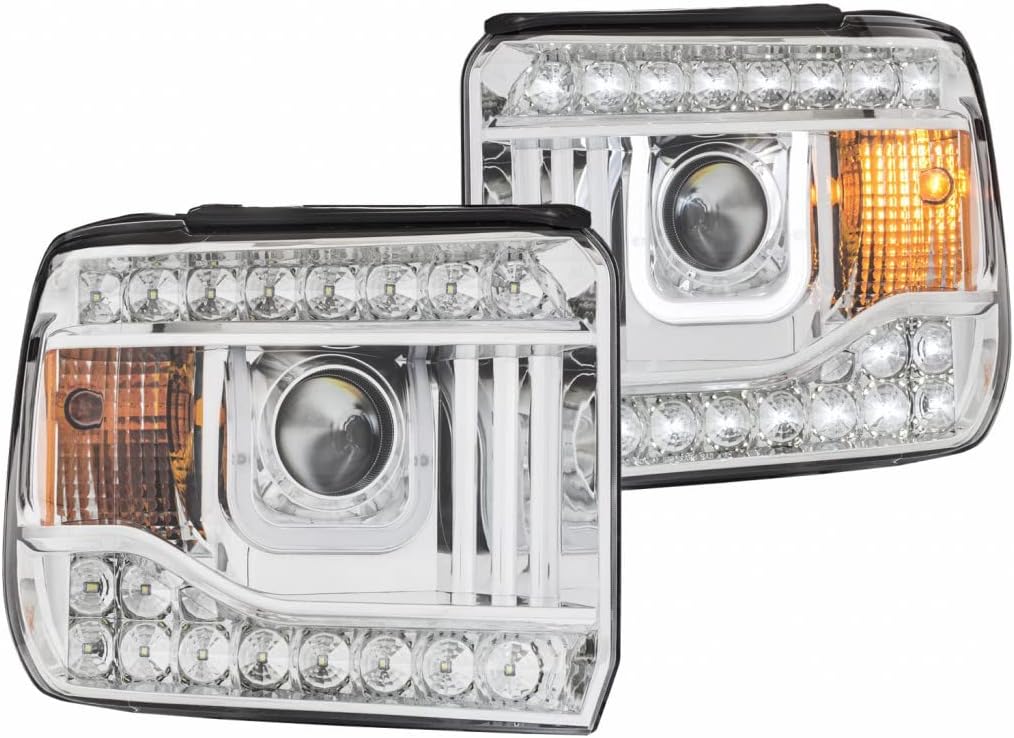 Projector Headlights with Chrome U-Bar H337130