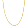 14K Yellow Gold Diamond Cut Chain Necklace S89046