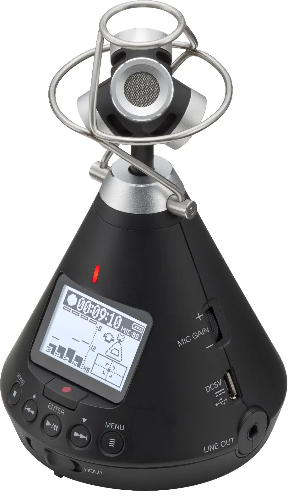 360-Degree Audio Handy Recorder with 32GB MicroSD Card K335