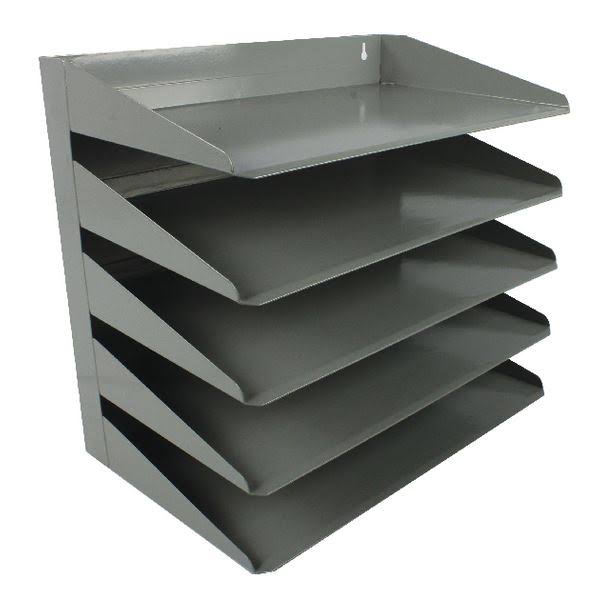Grey 5 Tier Letter Rack V888